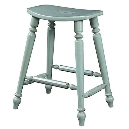 Casual Saddle Counter Stool